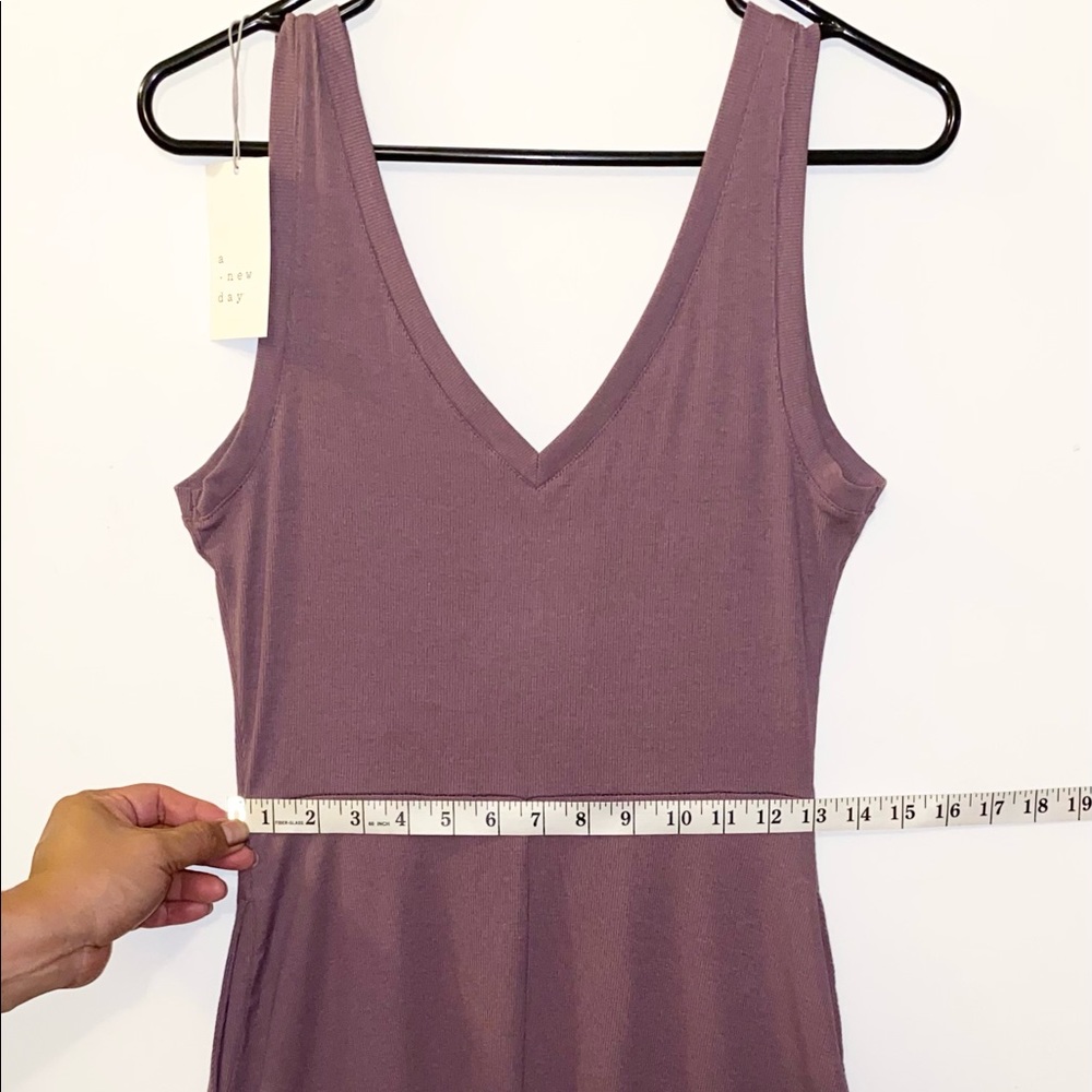 A New Day - Women's Sleeveless Rib Knit Ballet Purple Dress (NWT) Size: … - Picture 5 of 14
